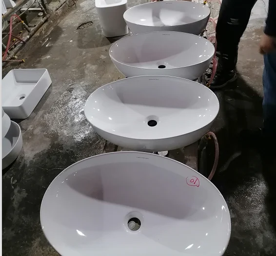 DCBJ D3207 wholesale design ceramic black ceramic table wash basin