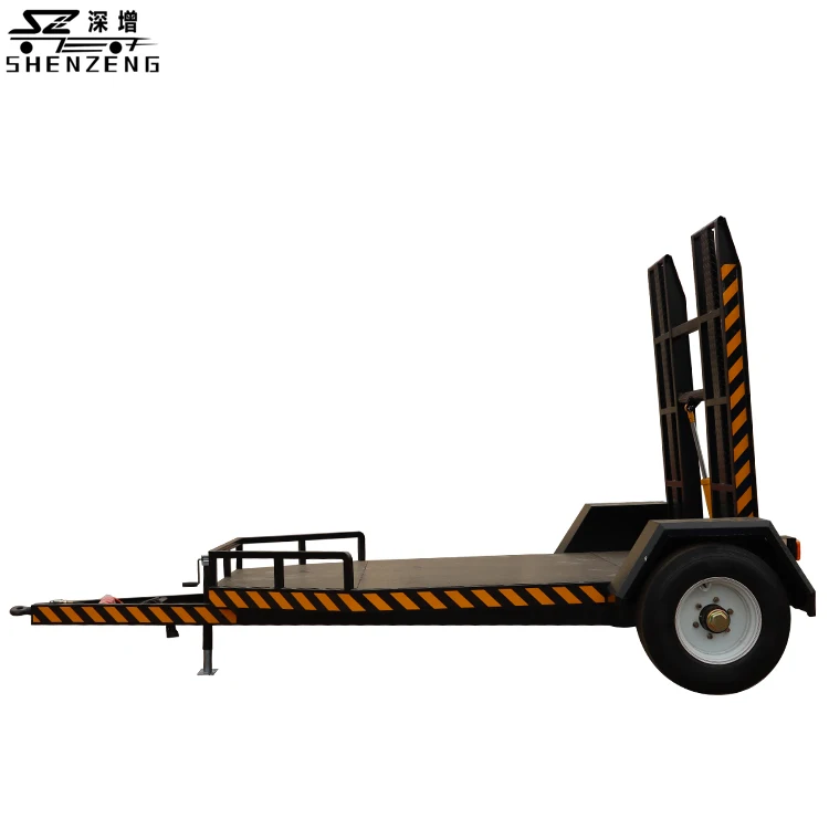 Hot sale 2 wheel trailer for mini rice harvester