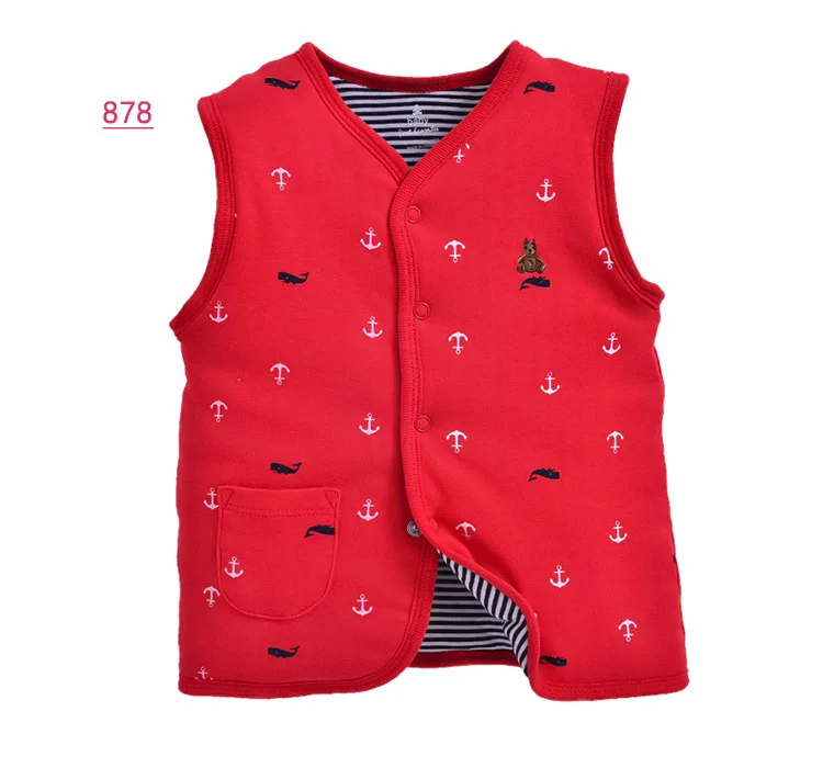 
New autumn and winter new product newborn plus cotton warm vest baby vest baby clothes 