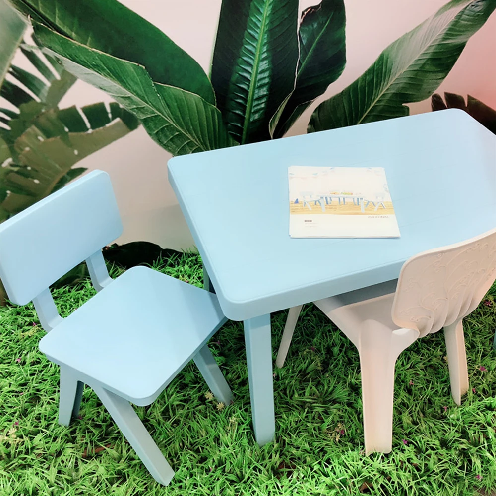 Длинные детские пластиковые столы для пикника и вечеринки, 2 фута