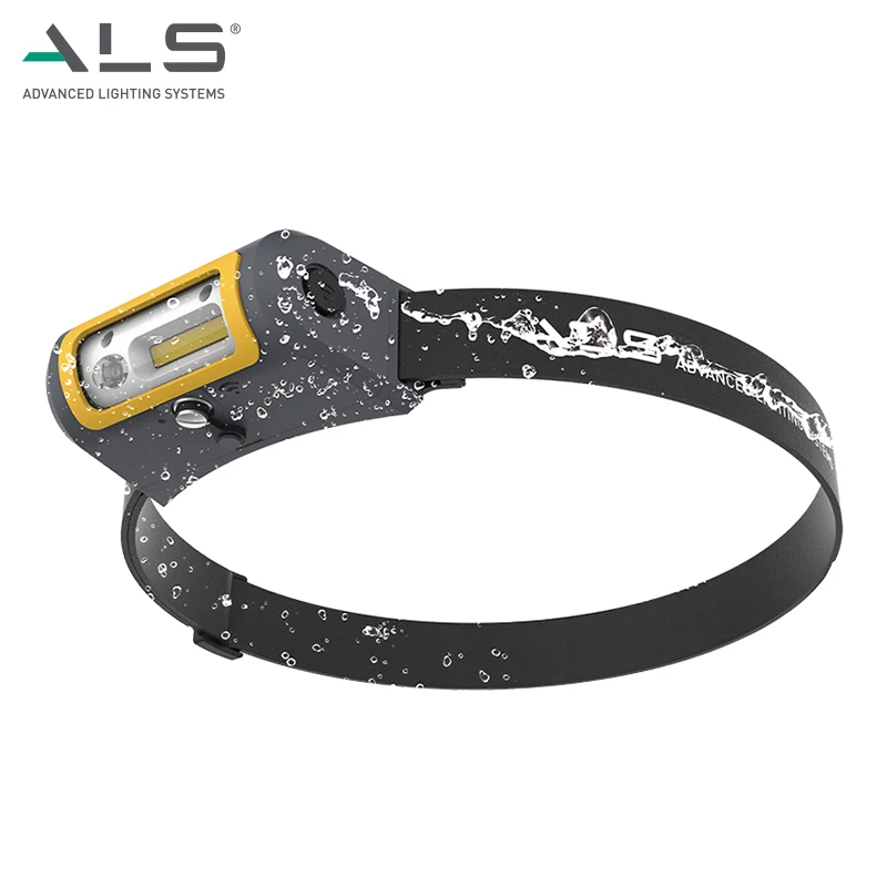 ALS 200lm Rechargeable Light Waterproof Headlight Explosion proof LED Headlamp