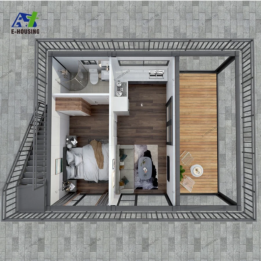 Luxury Mobile Container Tiny Prefab Houses in Thailand Modern Container Houses for Sale Customizable Villa Container Shop Store