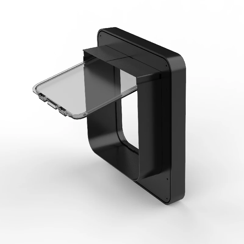 Cat Flap Door Lockable Manual Control Access Pet Door Cat Flap 4 Ways Locking