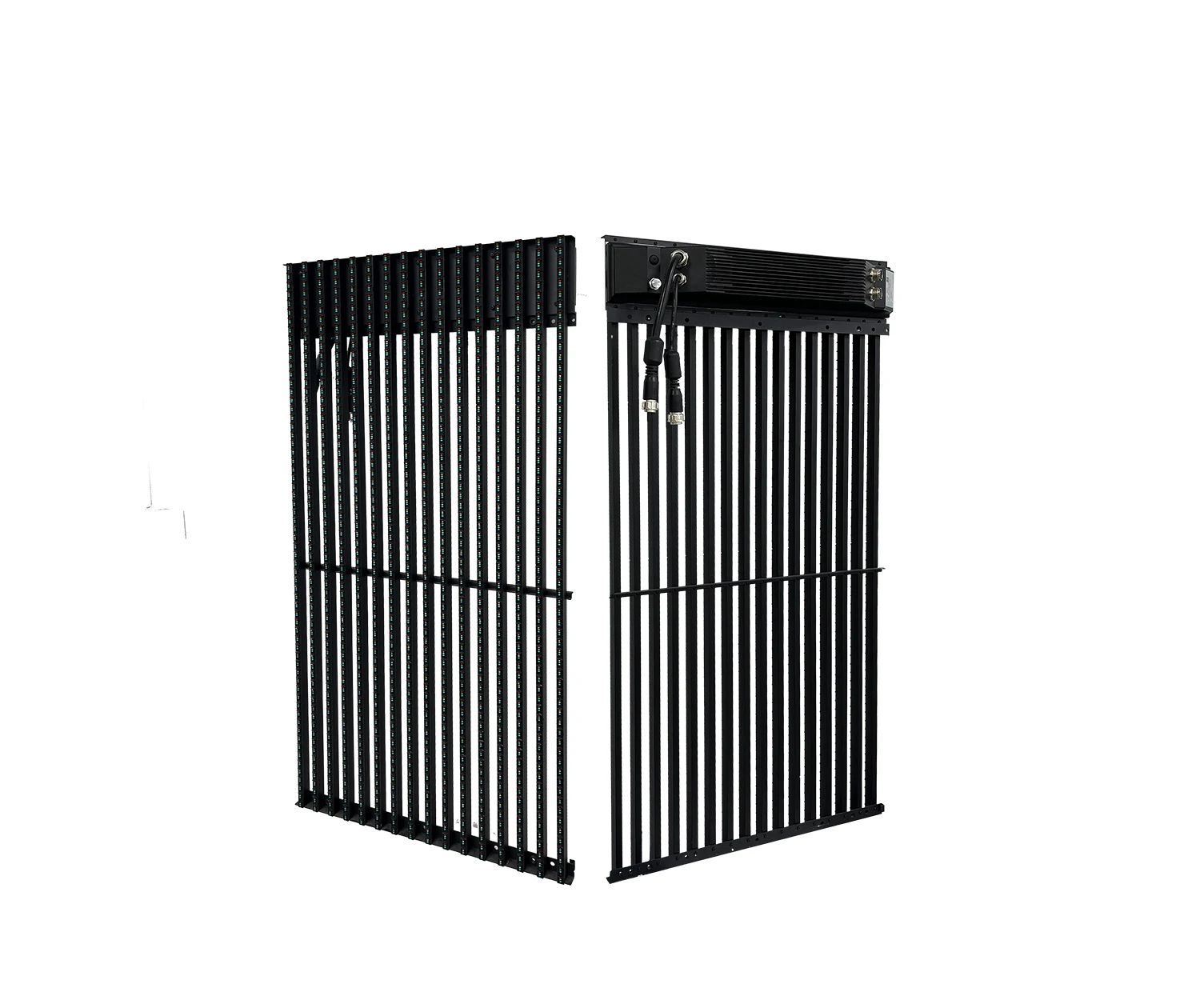 Hot selling P15.625/DIP346/Double Led Lamp with High Transparency Led Outdoor Grille Curtain Display Screen use for outdoor wall