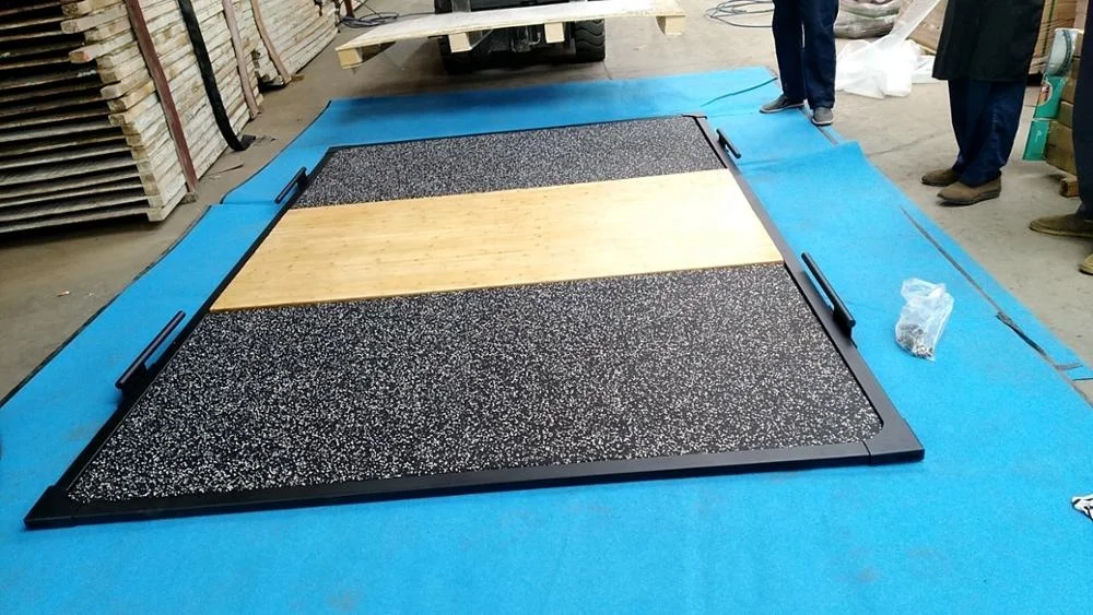 Custom Gym fitness equipment training type weightlifting platform