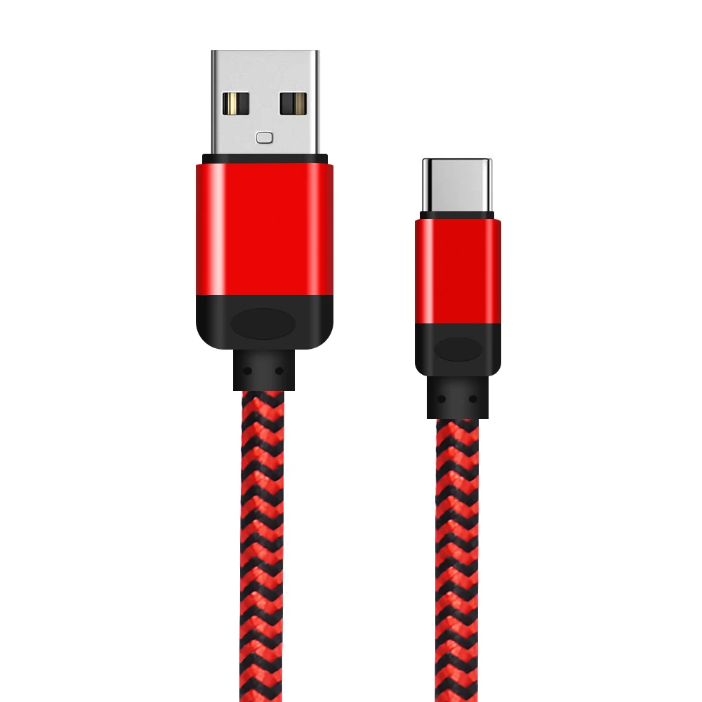 10 футов Кабели для iphone плетеные телефонные зарядные кабели 2 А usb Тип c Быстрый зарядный