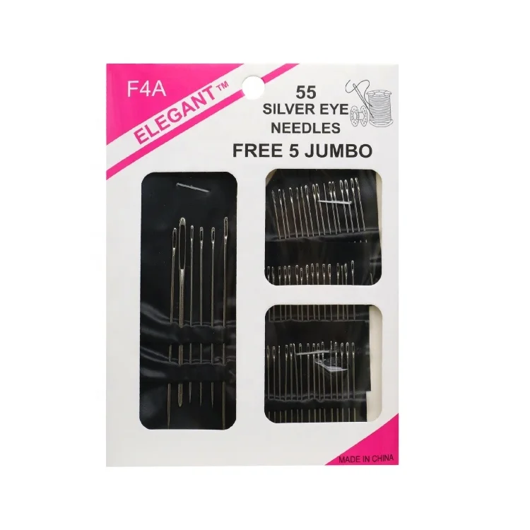 55pcs/set House Hand Apparel Sewing Needles Set Cross Embroidery Stitch Sewing Needle Kit for Crafts Diy Dolls 38180