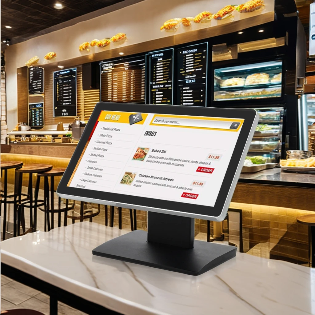 Minimalist Design Touch Screen Supermarket Core I5 Online Offline Terminal Fad Pos Machine