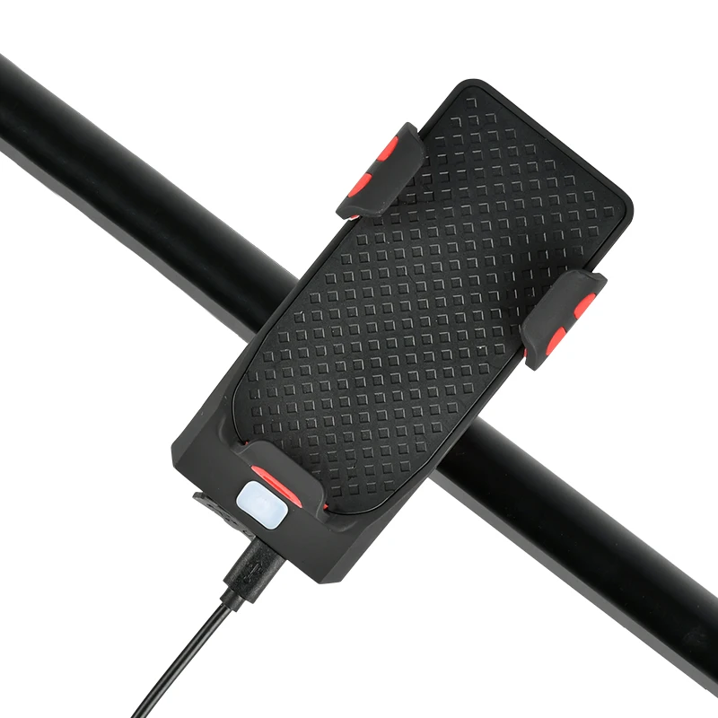 ABS Material wholesale Bicycle Horn Light,Rechargeable Speakers Phone Holder Electric Bicycle Folding Light With Horn