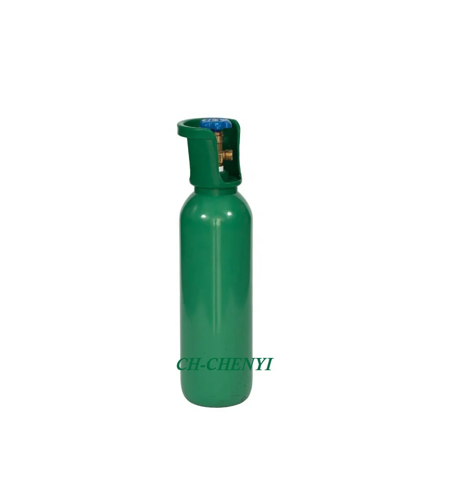 empty 2l 4l 10l 8l 2kg 6kg steel argon co2 nitrogen gas cylinder tank bottle with valve