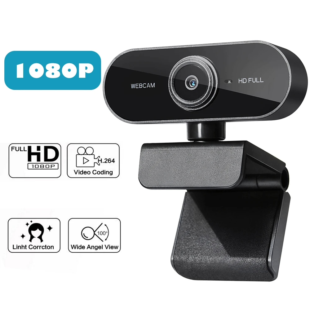  Лидер продаж Amazon 2021 новая популярная вращающаяся веб-камера HD 1080P с