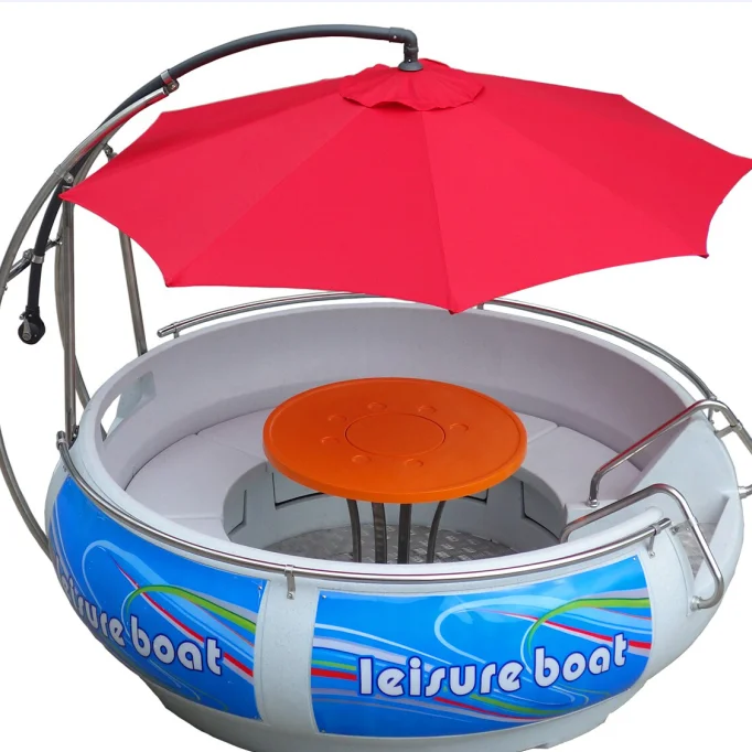 
Popular adult entertainment party BBQ boats hot sale electric floating boat bbq grill boat on sale 