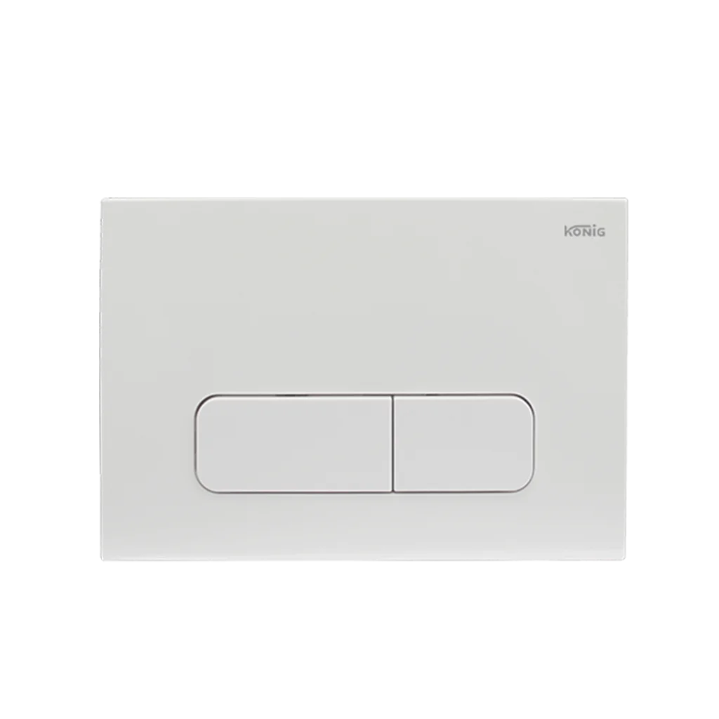 Modern Decorative Chrome Dual Flush button ABS Control Panel Flush Plate for luxury Concealed Cistern