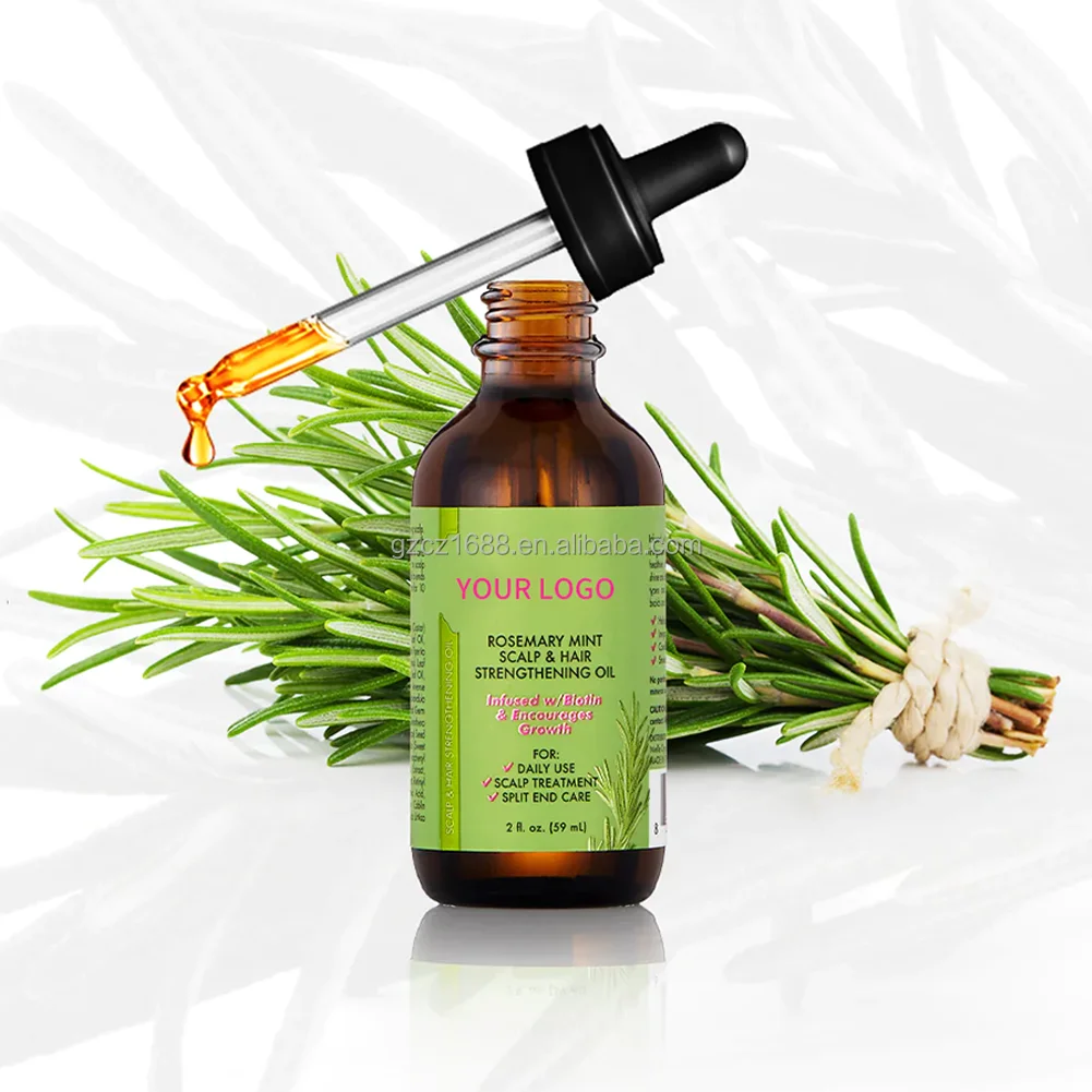 Amazon Best Selling Natural Organic Hairloss Hair Growth Serum Rosemary Oil Hair Growth Products