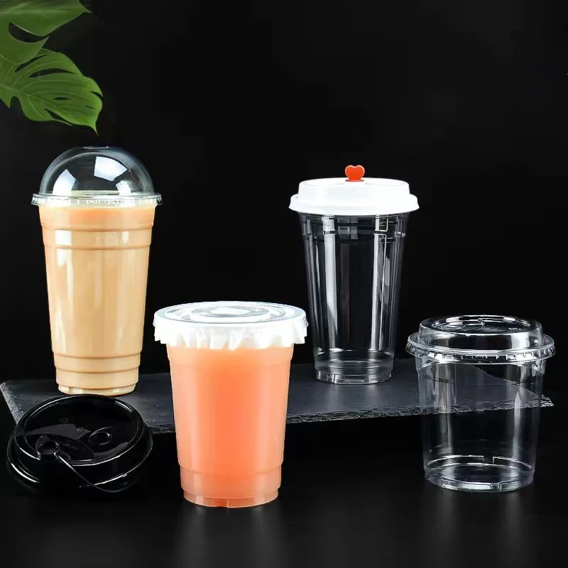 customized 22 oz custom printed takeaway disposable plastic pp milk tea cup for bubble boba beverage of drink