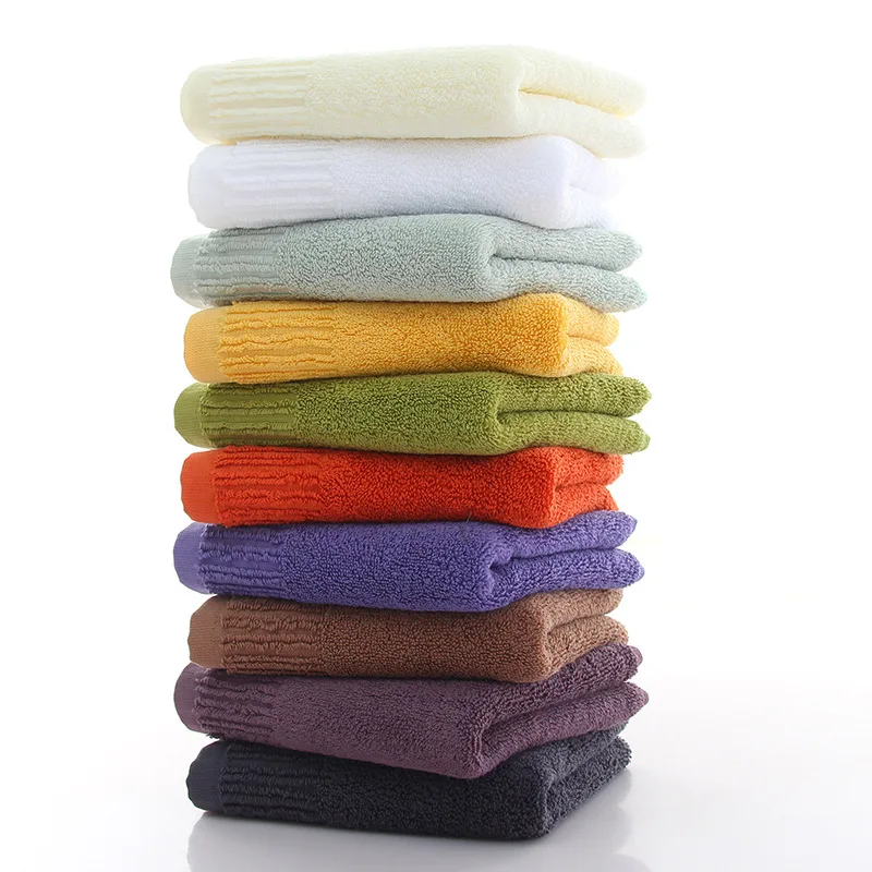 600 gram 100% cotton solid color  white spa bathing towel made in india  salon bath towels set