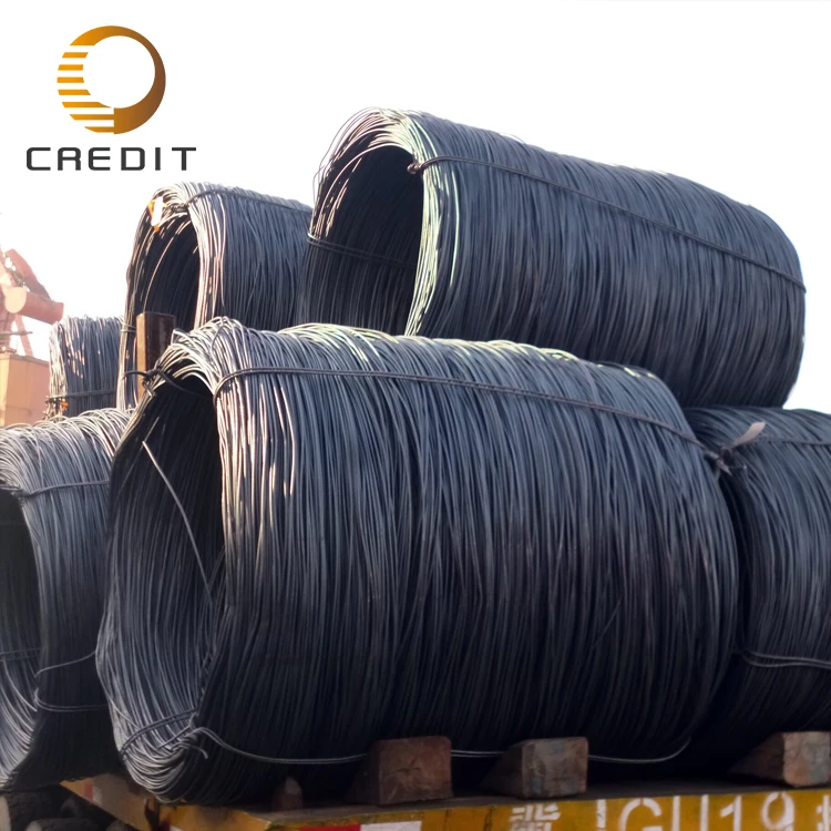 Tianjin Credit Manufacture Nails Making Wire 5.5MM 6.5MM 8MM 10MM Steel Wire Rod