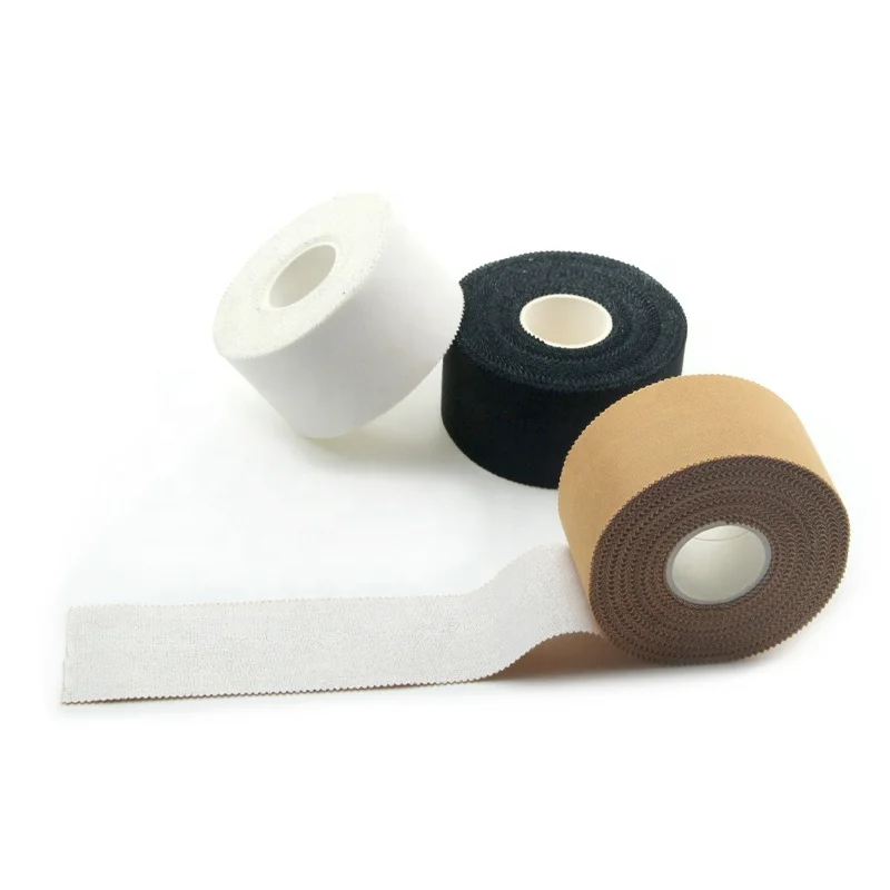 Custom Adhesive Rayon Zinc Oxide Tape Athletic Rigid Sports Strapping Sports Tape
