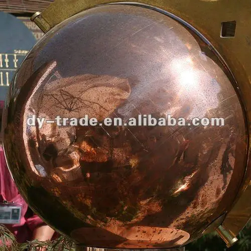 Custom Size Polished Large Balls 6mm Hollow Red Copper Pure Copper Ball