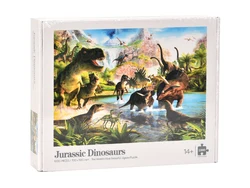 1000 PCS Animals Painting Paper Cardboard Puzzle Toys Jurassic Dinosaur Shape Jigsaw Puzzle Game