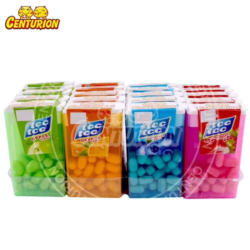 Wholesale halal mix fruity flavor bottle press tablet candy