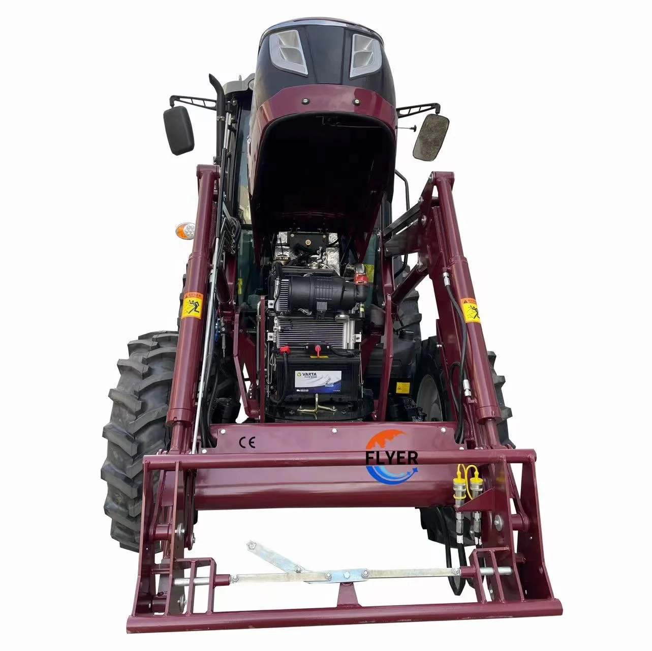 agricultural tractors 50hp 60hp 70hp 80hp 90hp 100hp tractor front loader farm tractor with optional parts
