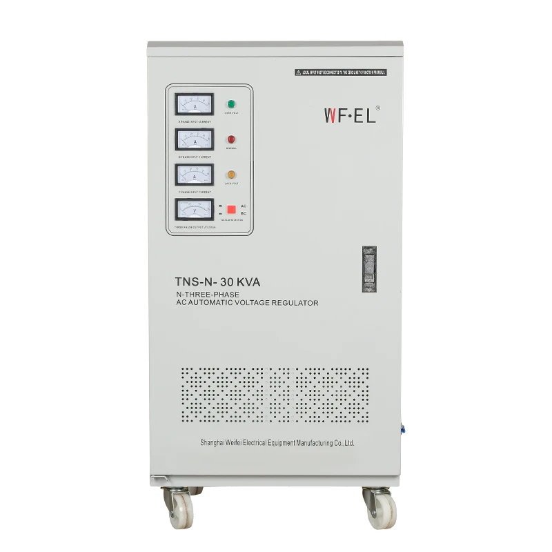 Automatic 30KVA 3-Phase 220V 380V Voltage Stabilizer 20KVA 40KVA 50KVA 60KVA AVR Voltage Regulator AC Generator Copper SVC