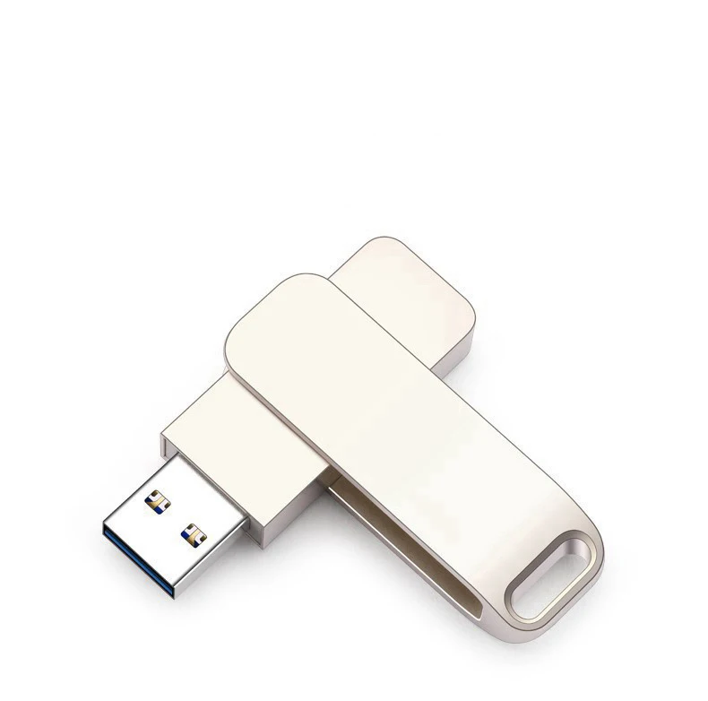 100% Full Capacity USB Flash Drive 3.0 High Speed Metal Swivel Pen Drive Memory Stick With Customized Logo From 64MB to 512GB