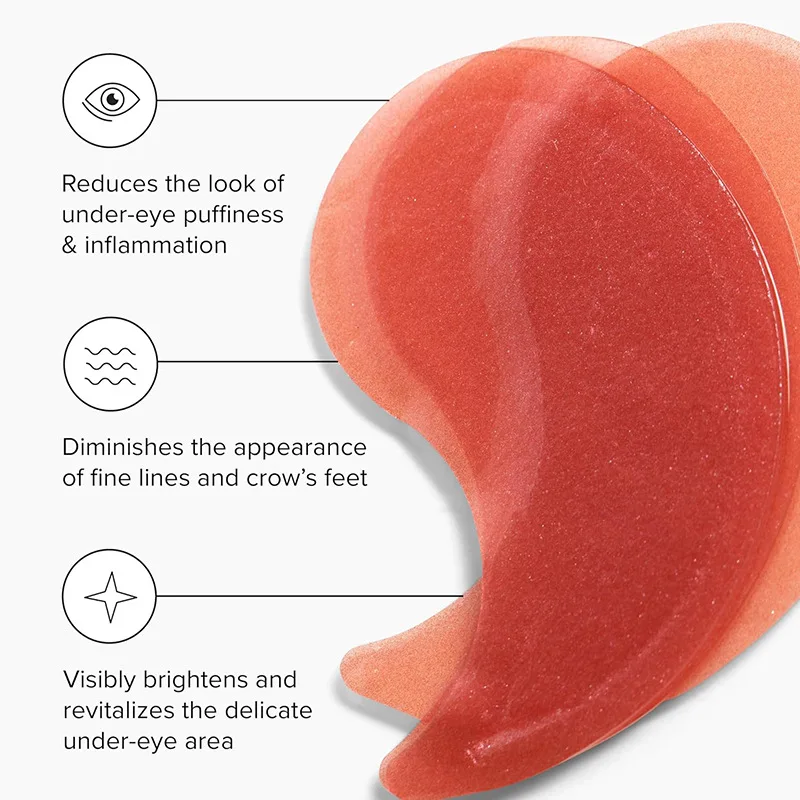 Caffeine eye mask 100g 60 pieces fade dark circles  fine lines  bags eye lines firming and hydrating eye mask