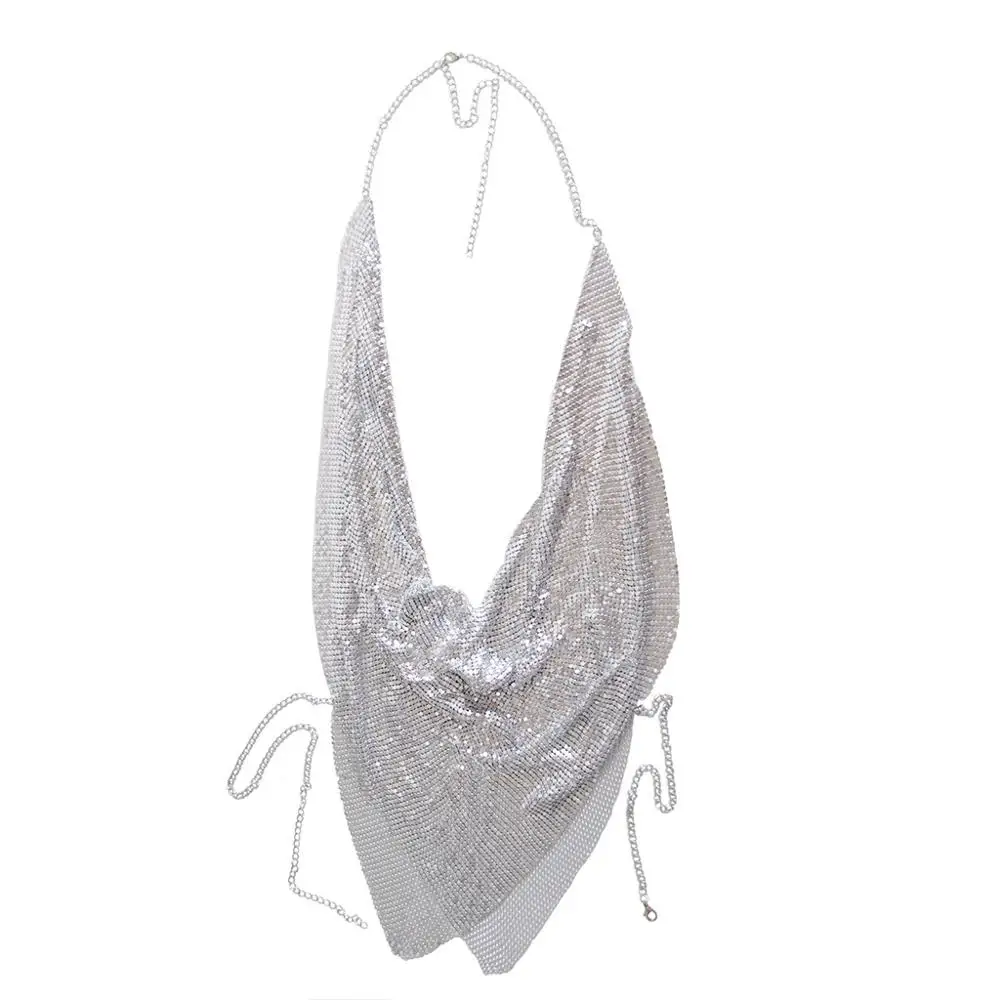 
Wholesale Top-selling Exaggerated bling bling jewelry cloth sexy body chain bra jewelry 