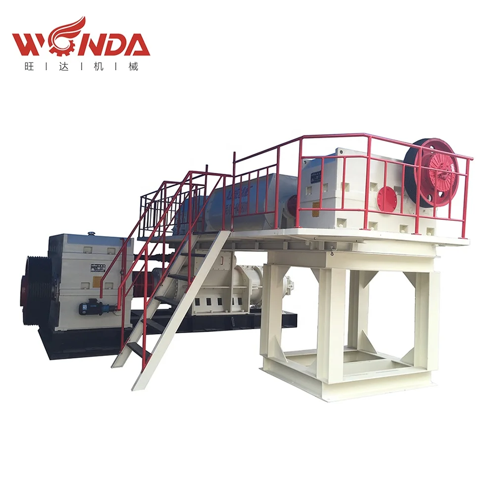 JKY55 Fully Automatic Vacuum Extruder Clay Mud Soil Earth Brick Machine Sintering Ceramic Brick Production Line