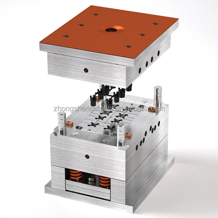 8407 2344 Single Cavity Injection Mold Sand Blasting Plastic Parts DME Base