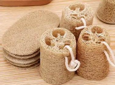 Fancy Pine Loofah Sponge for Exfoliating Skin - Hard to Soft Customizable, Yuck Free, 100% Natural Organic