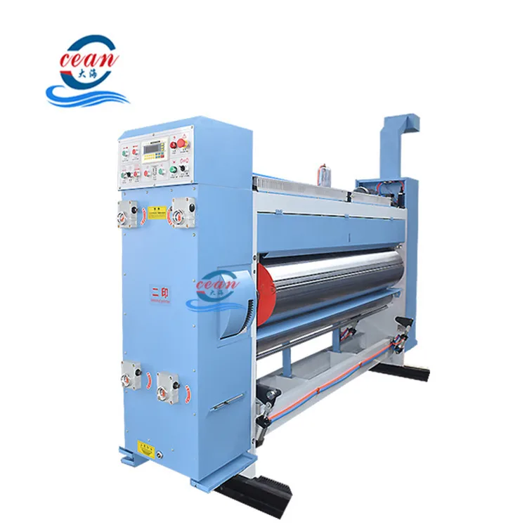 Economic speed carton box printing die cutting machine automatic 3 5 7 ply corrugated cardboard box machine