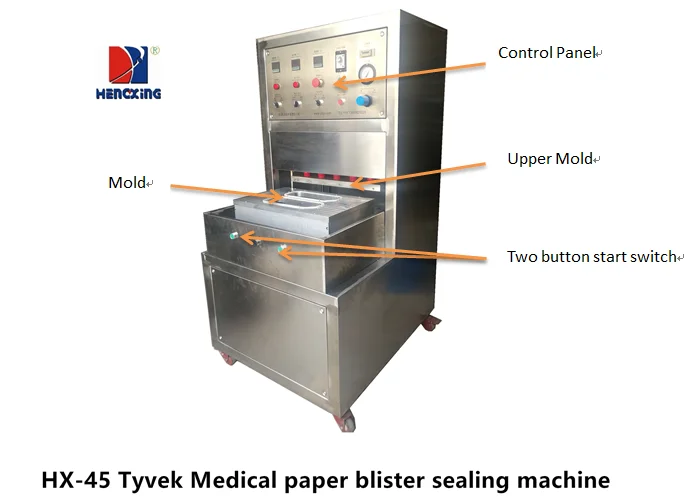 Mini Medical Dialysis Paper Heat Sealing Machine with high quality