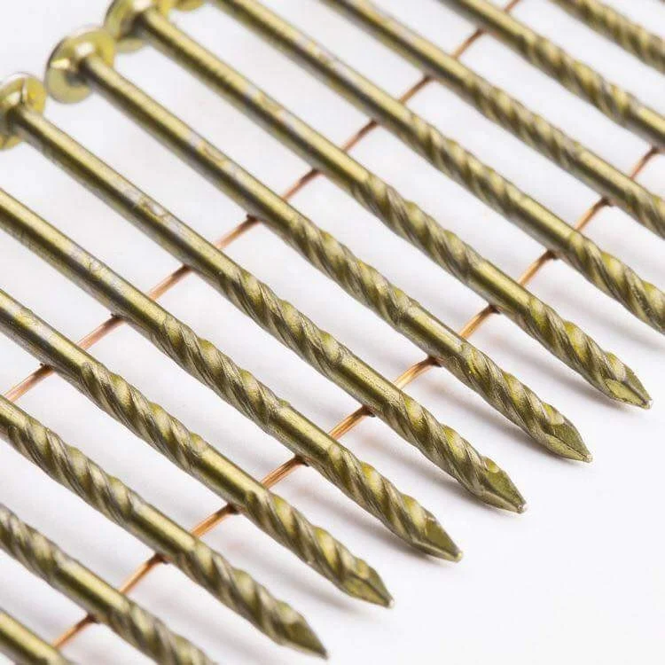 China factory 15 degree 2 inchx0.99 9000 pcs/ctn wire pallet coil nail smooth shank  for woodwork