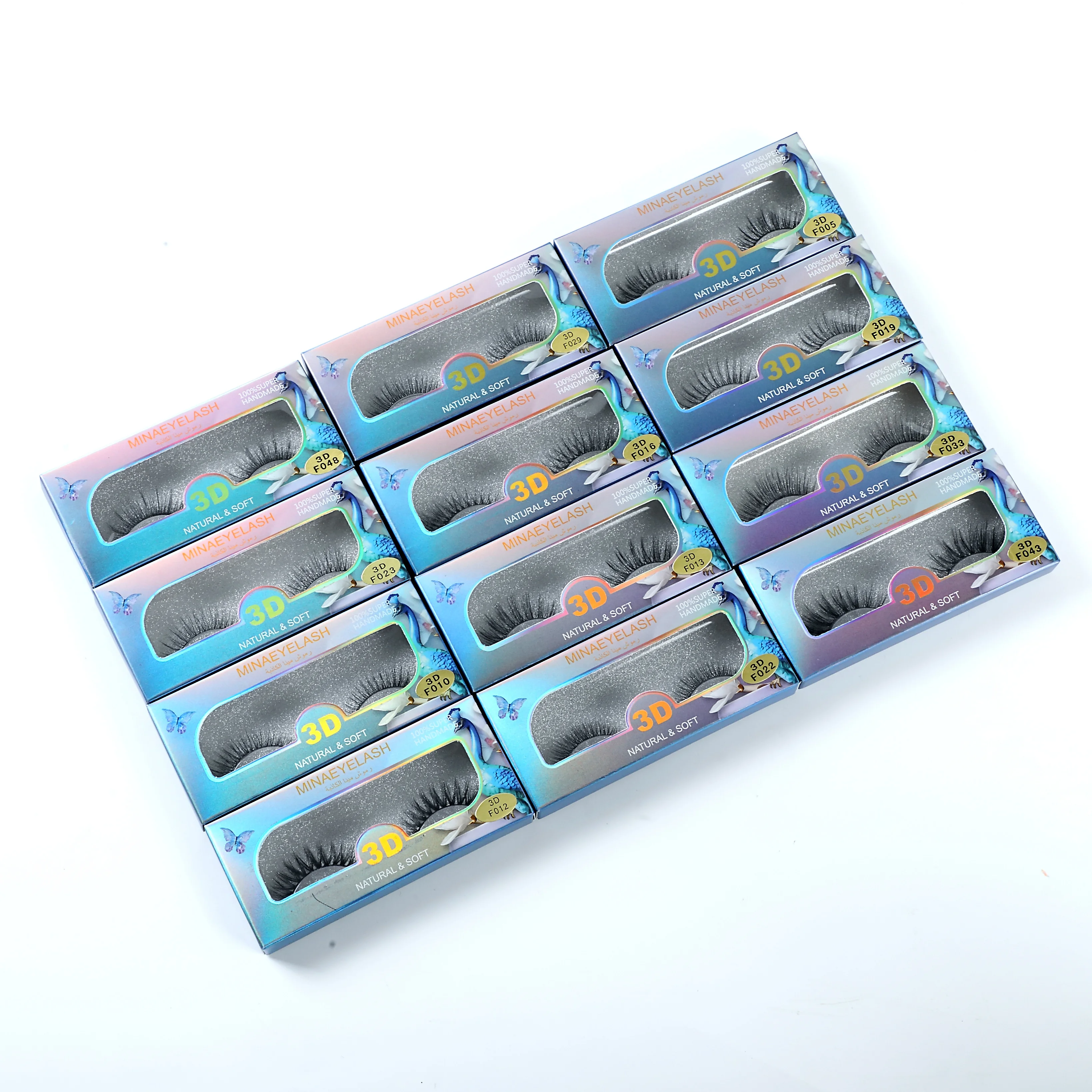 
25mm full strip mink eye lashes 5pairs 3d Thick Fake Eyelashes Soft Reusable Lashes manufacturer 