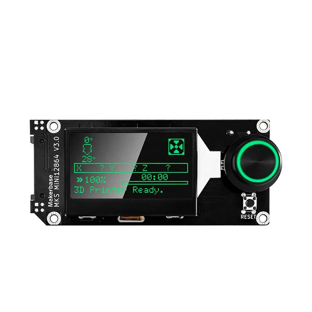 Factory Price Makerbase MKS MINI12864 V3 Insert SD Card Side Smart  LCD  Display Screen 3D Printer Parts SKR VORON mini 12864 V3