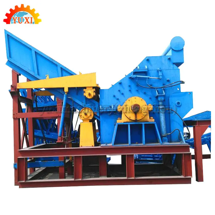 Commercial Small Electric Hydraulic Aluminum Cans Crusher Metal Crushing Cast Ore Iron Scrap Crusher Machine