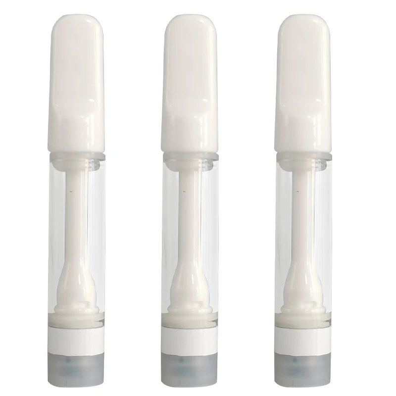 
Custom Logo 510 Thread Vape Cartridges Empty CBD Oil Atomizer Food Grade 0.5ml 1ml Full Ceramic Vape Carts 