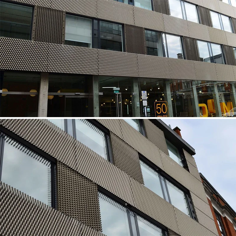 decorative aluminum expanded metal mesh panels aluminum mesh 3x4mm metal mesh panel
