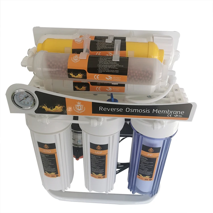 Quick installation 7 stages water purifiers reverse osmosis whole house water filter system pure water filter