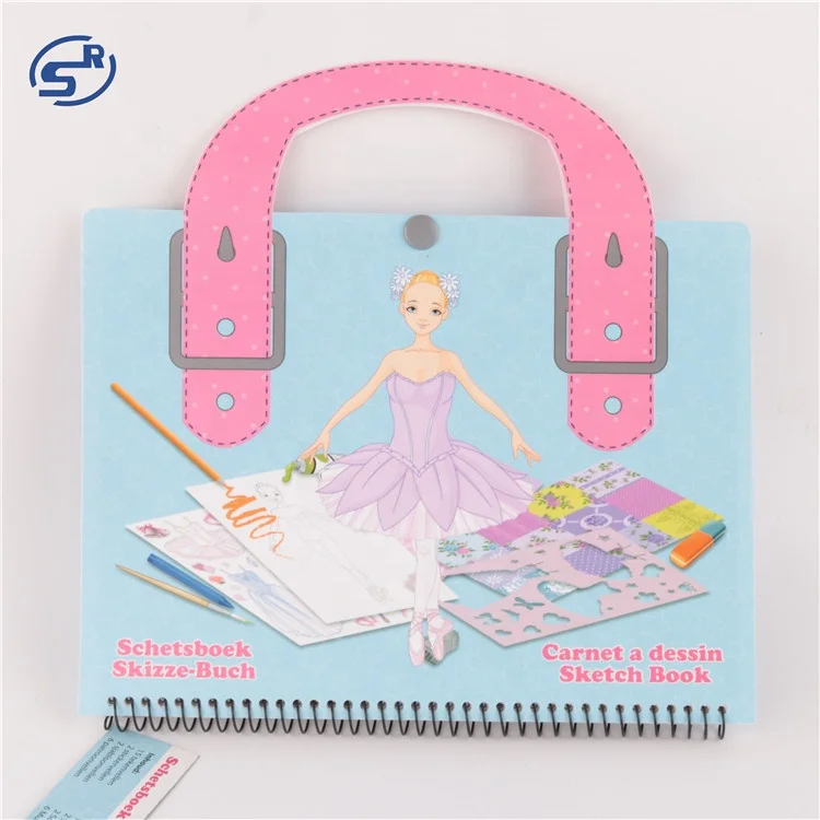 Sunrise Promotion Cheap Price Eco Friendly DIY Kids School Sketch Book Set