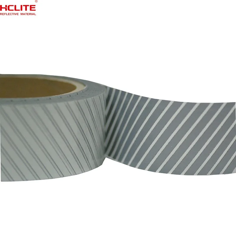 HCSP Graphic Heat Transfer Stripe Reflective Fabric for reflective Jacket