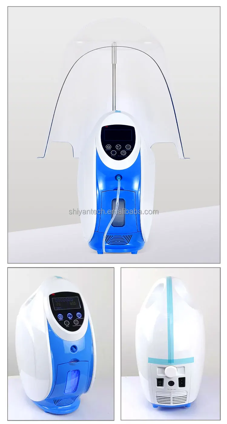 Korea O2 Dome Hyperbaric Oxygen Chamber Skin Moisturizer Portable Spray Gun O2 Led Oxygen Infusion Facial Mask