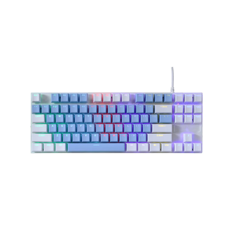 New arrival high stability excellent quality rgb game mechanical keyboard korg price online