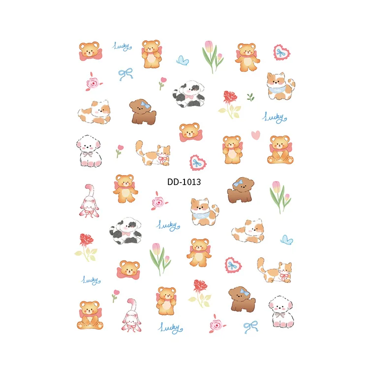 Yitong DD Series 1012-1016 Nail Art Shop Supplies Nail Beauty bar Nail Stickers for Gel Polish Stickers