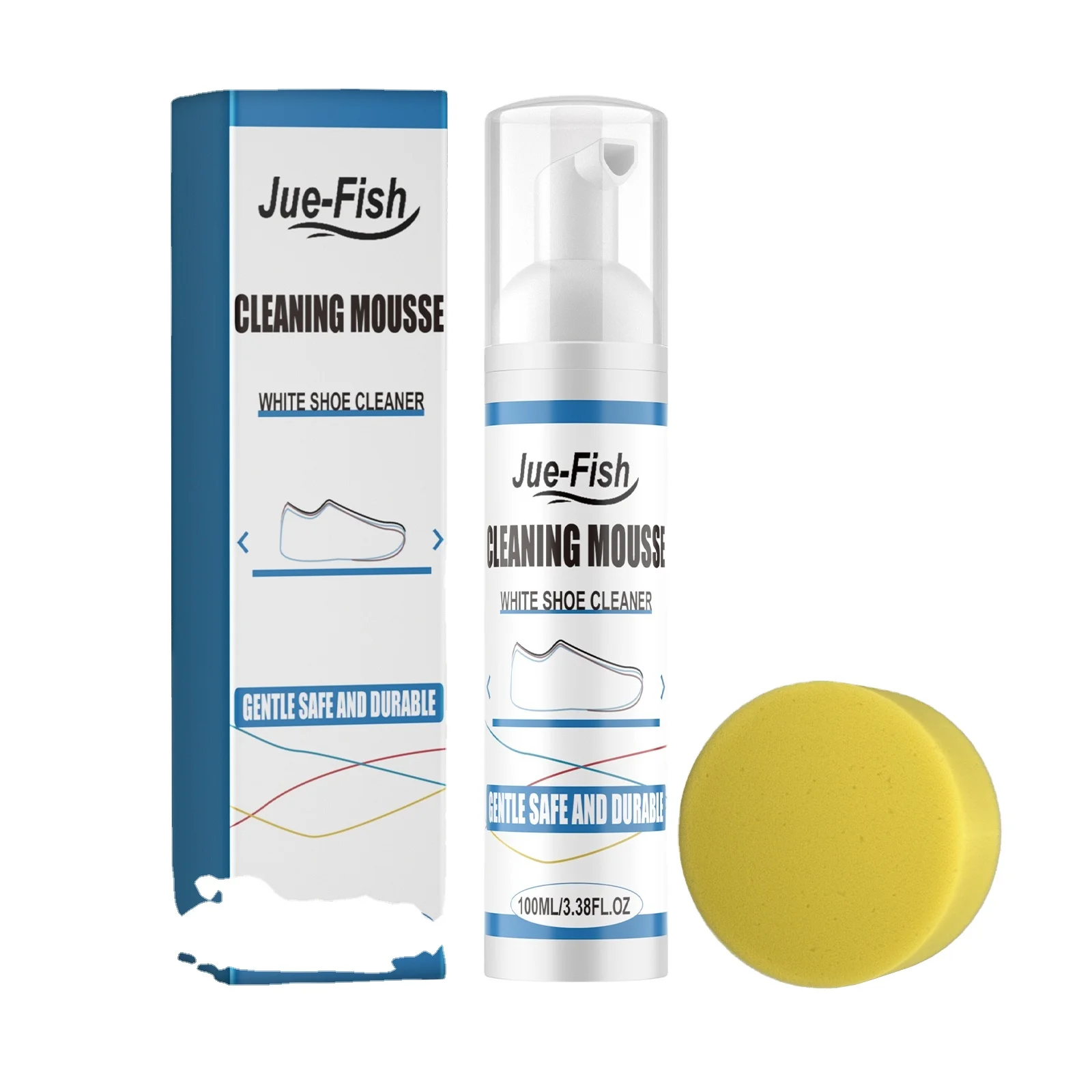 Sports Shoe Cleaning Mousse Cleaner Quick of Sneakers Suitable White Brushes Cloths Most Shoes