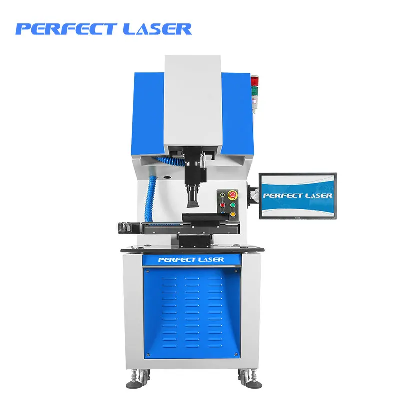 Perfect Laser High Quality 20 Watt 50 Watt Silicon Cell Battery Fiber Laser Scribing Cutting Machine For Solar Photovoltaic