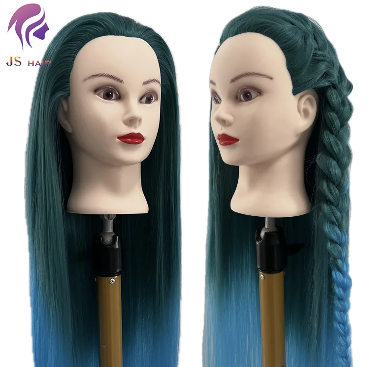 Great Mannequin Head With Hair Dolls Yaki Fiber Hair Mannequins For Sale Hairdressing Dummy Training Head For Hair Braiding